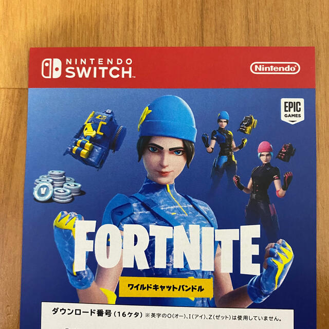 Nintendo Switch(ニンテンドースイッチ)のフォートナイト　Switch スペシャルセッ　特典コードのみ エンタメ/ホビーのゲームソフト/ゲーム機本体(その他)の商品写真