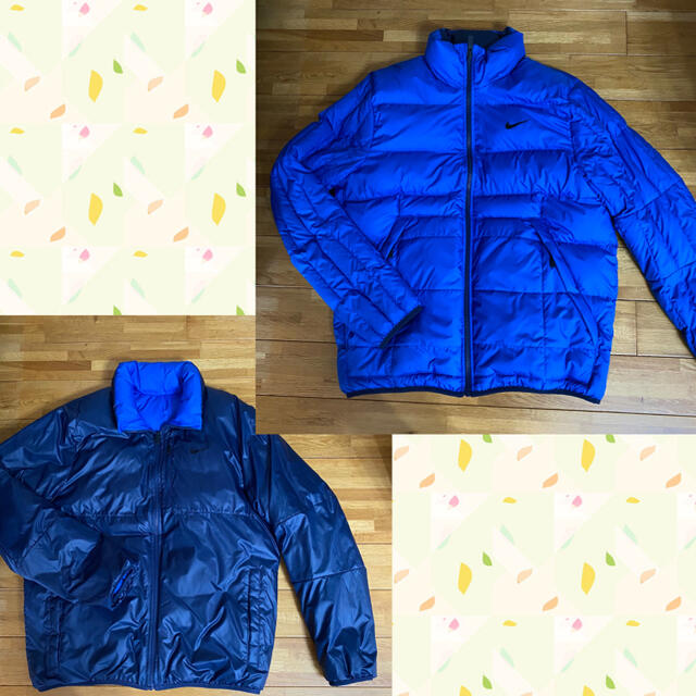 NIKE(ナイキ)の【新品】NIKE リバーシブルダウンジャケット　紺×青 メンズのジャケット/アウター(ダウンジャケット)の商品写真