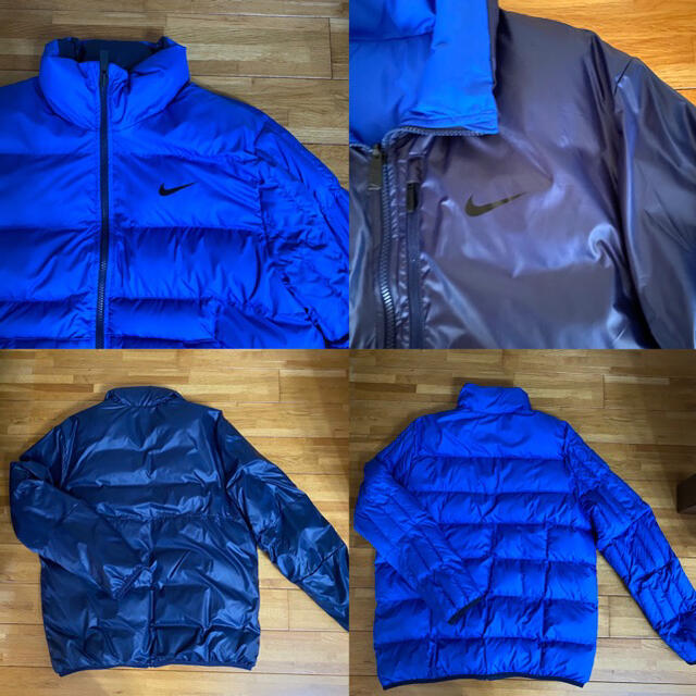 NIKE(ナイキ)の【新品】NIKE リバーシブルダウンジャケット　紺×青 メンズのジャケット/アウター(ダウンジャケット)の商品写真