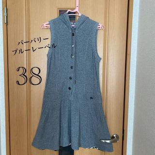 バーバリーブルーレーベル(BURBERRY BLUE LABEL)の♡バーバリーブルーレーベル  チュニックワンピース　38(ひざ丈ワンピース)