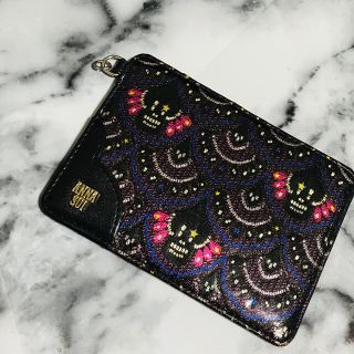 アナスイ(ANNA SUI)のアナスイ　スカルパスケース(名刺入れ/定期入れ)