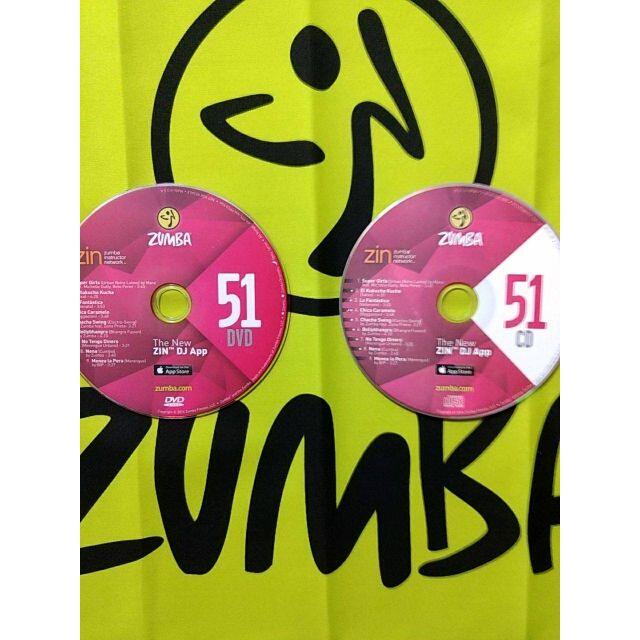 Zumba(ズンバ)の大人気！ ZUMBA　ズンバ　ZIN51　CD＆DVD　インストラクター専用 エンタメ/ホビーのDVD/ブルーレイ(スポーツ/フィットネス)の商品写真