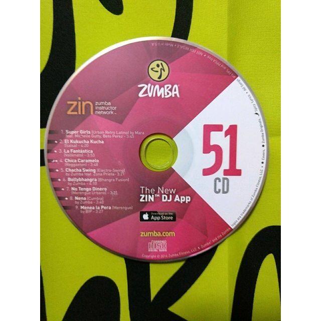 Zumba(ズンバ)の大人気！ ZUMBA　ズンバ　ZIN51　CD＆DVD　インストラクター専用 エンタメ/ホビーのDVD/ブルーレイ(スポーツ/フィットネス)の商品写真