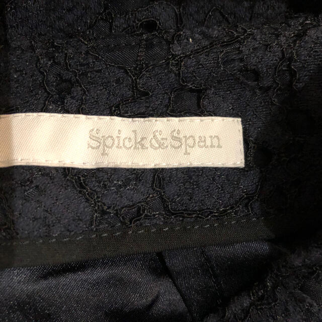 Spick & Span(スピックアンドスパン)のSpick&Span ネイビータイトレーススカート レディースのスカート(ひざ丈スカート)の商品写真