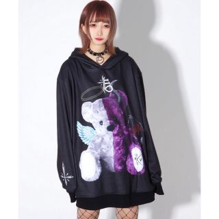 ミルクボーイ(MILKBOY)の【TRAVAS TOKYO】Angel & Devil bear Hoodie(パーカー)