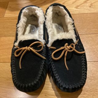 アグ(UGG)のUGG ダコタ　スリッポン　モカシン　ブラック　US7(スリッポン/モカシン)