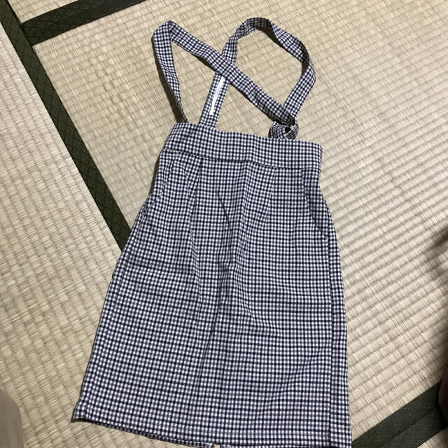 GLOBAL WORK(グローバルワーク)の新品！スカート　サスペンダーつき キッズ/ベビー/マタニティのキッズ服女の子用(90cm~)(スカート)の商品写真