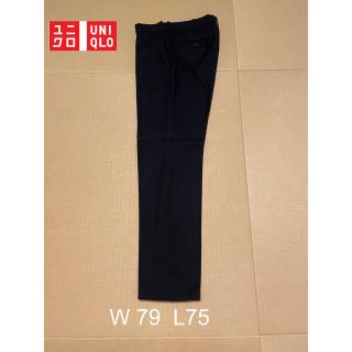 ユニクロ(UNIQLO)のUNIQLO ユニクロ　ヒートテックストレッチスリムフィットパンツ　ストライプ(スラックス)