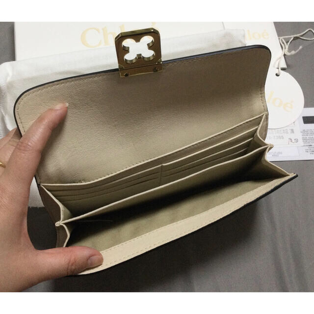 感謝価格 Chloe クロエ エルシー 長財布 ブラック ilam.org