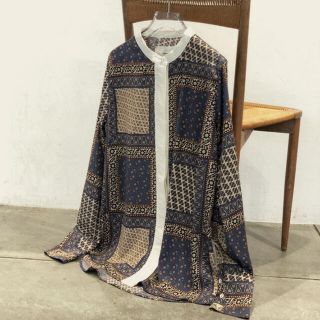 トゥデイフル(TODAYFUL)のTODAYFUL Standcollar Paisley Shirts(シャツ/ブラウス(長袖/七分))