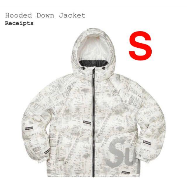S supreme Hooded Down Jacket レシートS supre