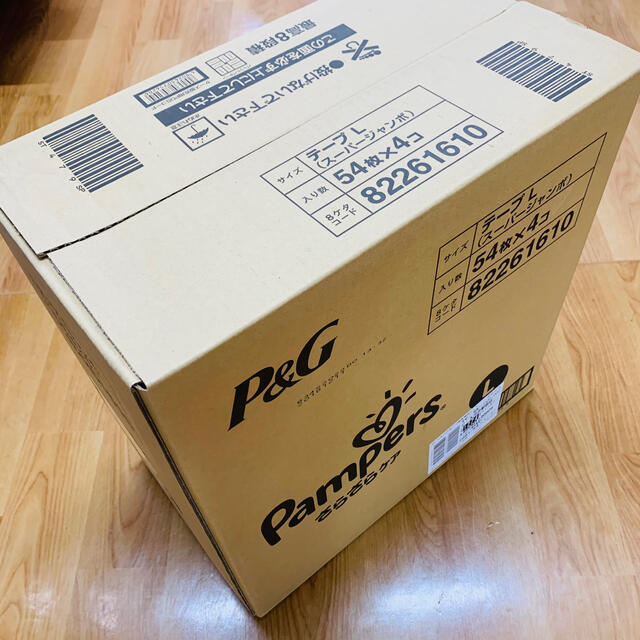 パンパース　テープ　Lサイズ　サラサラケア　4袋セットを4箱