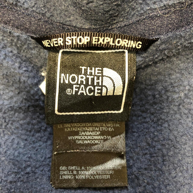 THE NORTH FACE(ザノースフェイス)の【古着】ノースフェイス☆刺繍ロゴ　フリースジャケット　ビッグサイズXXL メンズのジャケット/アウター(ブルゾン)の商品写真