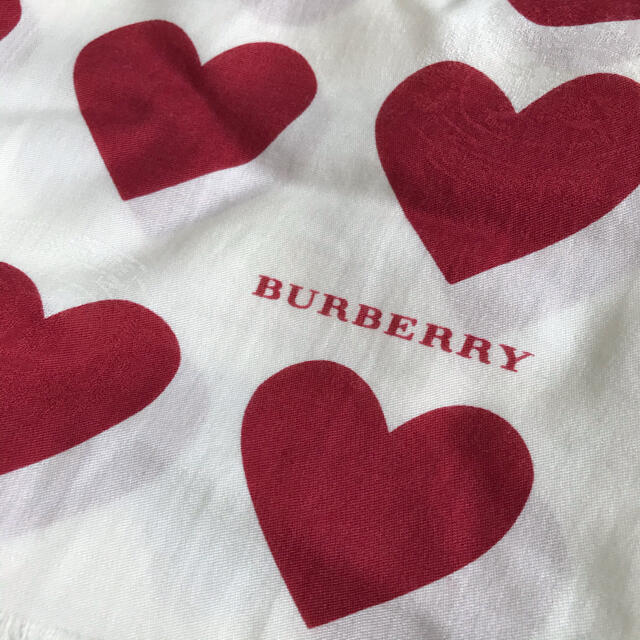 希少・レア 新品】バーバリー ハート BURBERRY 大判ショール ストール