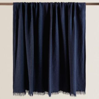 ザラホーム(ZARA HOME)のzara home ウォッシュリネン製ブランケット(毛布)