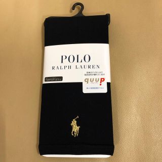 ポロラルフローレン(POLO RALPH LAUREN)の新品　レディース  ポロラルフローレン　10分丈黒レギンス　M〜 L寸　日本製(レギンス/スパッツ)