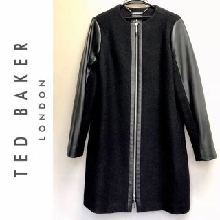 テッドベイカー(TED BAKER)の☆美品☆ 英国発 TED BAKER テッドベイカー ノーカラー コート(チェスターコート)