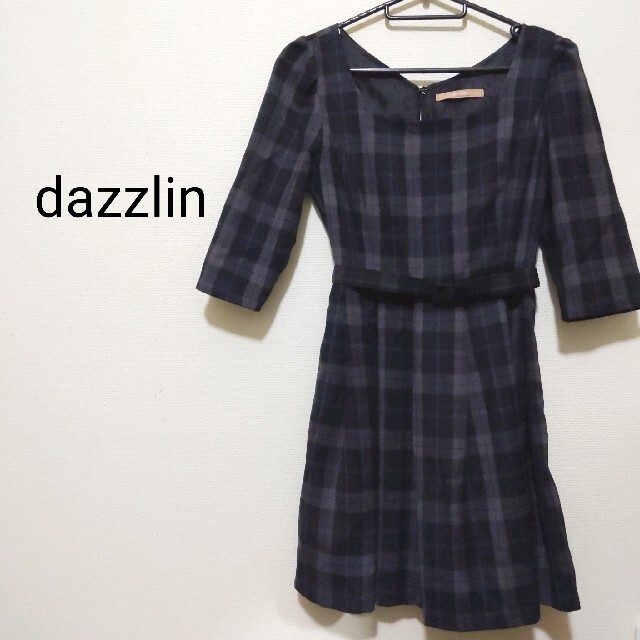 dazzlin(ダズリン)のdazzlin　チェックワンピース Ｓ レディースのワンピース(ひざ丈ワンピース)の商品写真