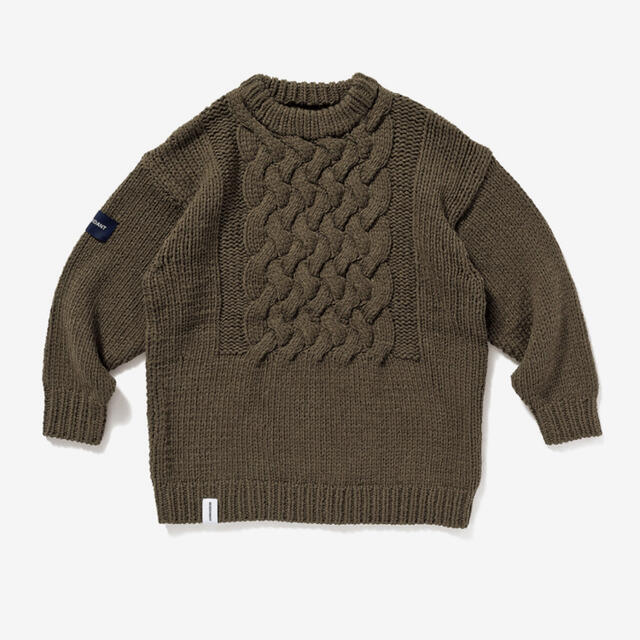 [定価以下]DESCENDANT 20AW FADED CABLE KNIT