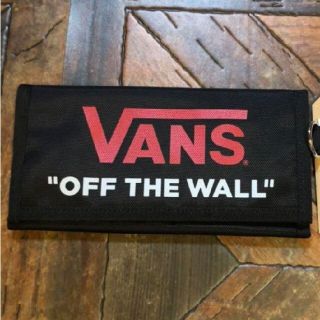 ヴァンズ(VANS)のバンズ　長財布　赤ロゴ(長財布)