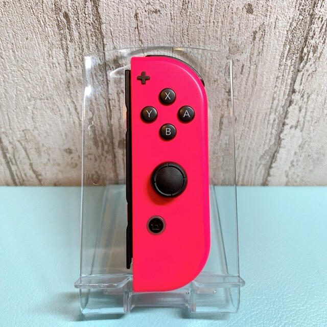 準美品】 Switch ジョイコン Joy-Con R右ネオンピンク