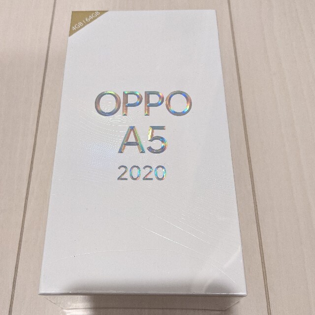 Rakuten(ラクテン)の新品/未開封 SIMフリー OPPO A5 2020 green 64GB スマホ/家電/カメラのスマートフォン/携帯電話(携帯電話本体)の商品写真