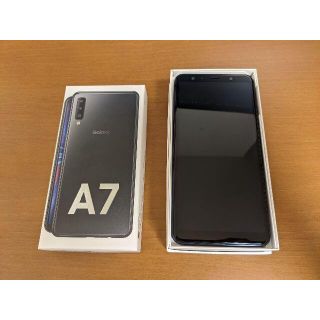 ギャラクシー(Galaxy)の【超美品】Galaxy A7 ブラック 64GB SIMフリー(スマートフォン本体)