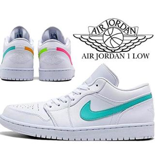 ナイキ(NIKE)のナイキ エアジョーダン 1 ロー NIKE AIR JORDAN 1 LOW 白(スニーカー)