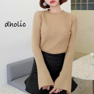 ディーホリック(dholic)のdholic ベージュカットソー(カットソー(長袖/七分))