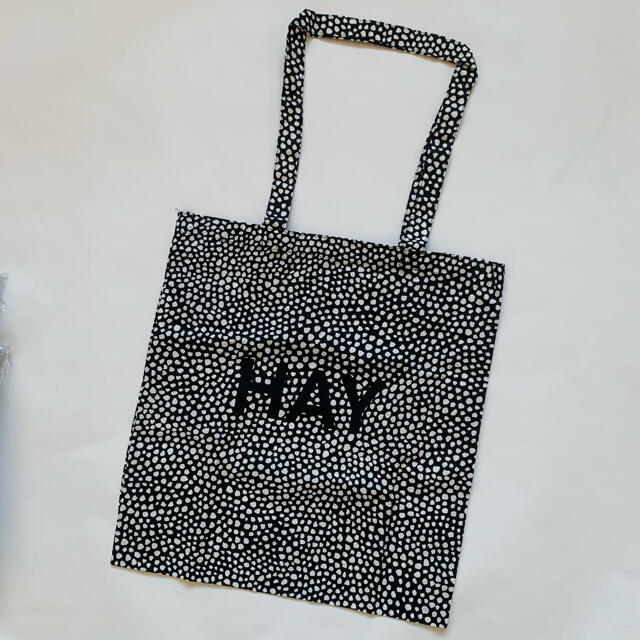 CIBONE(シボネ)の新品 『HAY』ヘイ　エコバッグ　dot ドット柄　トートバッグ レディースのバッグ(トートバッグ)の商品写真
