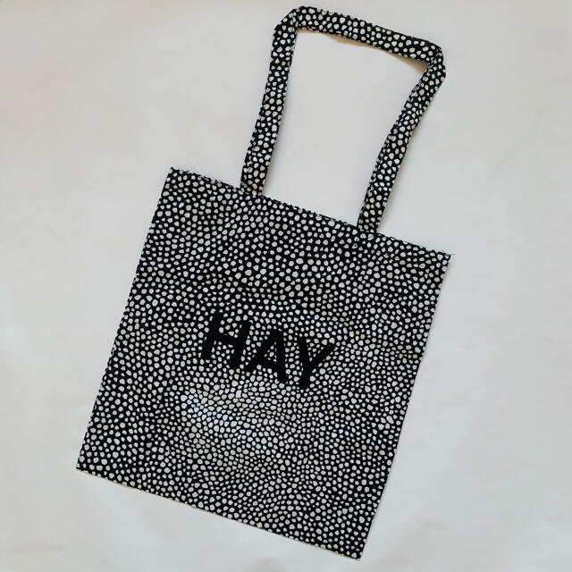 CIBONE(シボネ)の新品 『HAY』ヘイ　エコバッグ　dot ドット柄　トートバッグ レディースのバッグ(トートバッグ)の商品写真