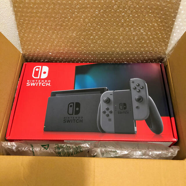 Nintendo Switch グレー新品　保証