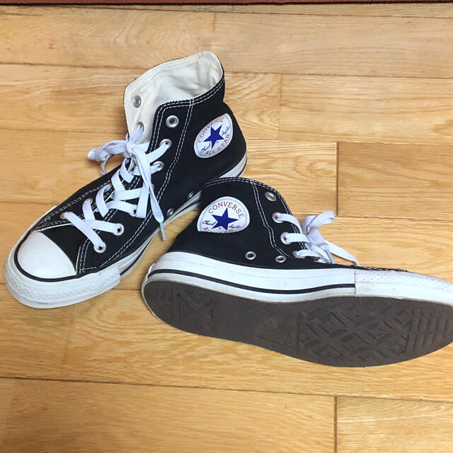 CONVERSE(コンバース)のCONVERSE オールスター ハイカット 黒 レディースの靴/シューズ(スニーカー)の商品写真