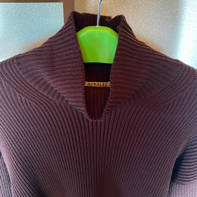 AURALEE FINE WOOL TURTLE NECK RIB KNIT メンズのトップス(ニット/セーター)の商品写真