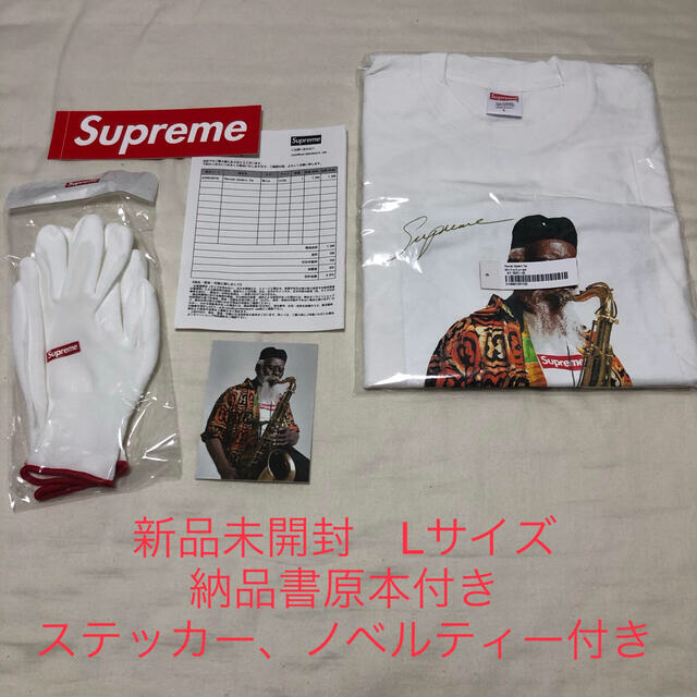 新品 20fw supreme フォトT pharoah sanders白付属品