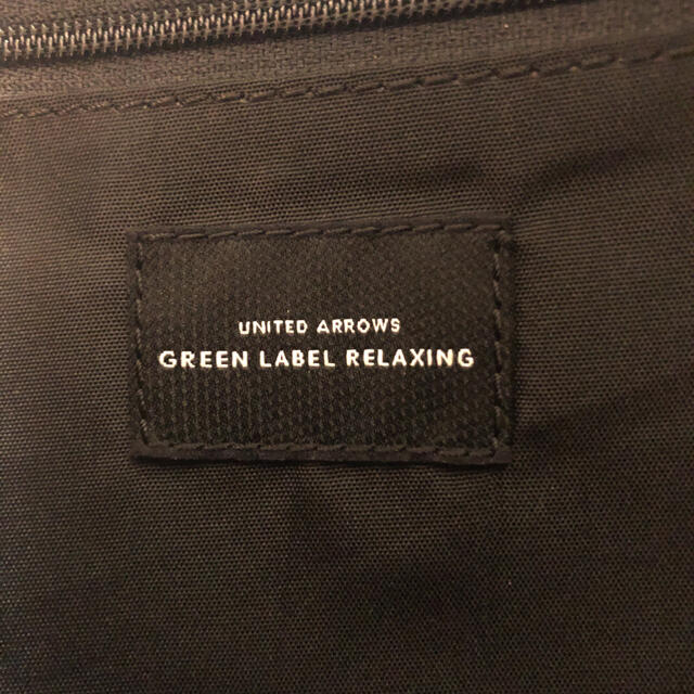 UNITED ARROWS green label relaxing(ユナイテッドアローズグリーンレーベルリラクシング)のUNITED ARROWS クラッチバッグ セカンドバッグ 黒 ブラック メンズのバッグ(セカンドバッグ/クラッチバッグ)の商品写真