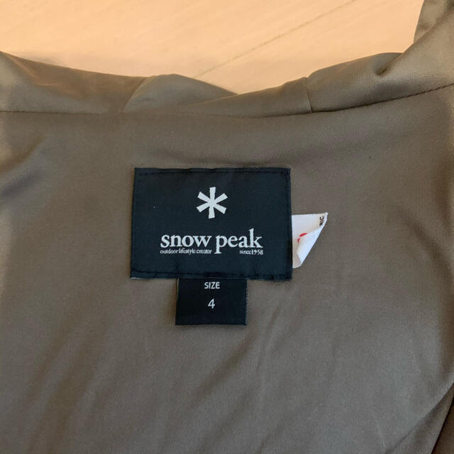 Snow Peak(スノーピーク)の【最終お値下げ】snowpeak140センチ キッズアウター キッズ/ベビー/マタニティのキッズ服女の子用(90cm~)(コート)の商品写真