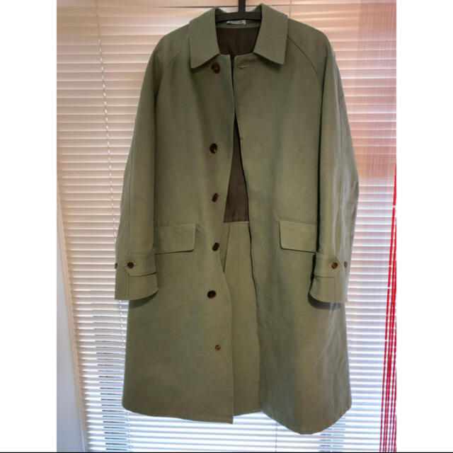 AURALEE  15AW  ウォッシュドダブルクロス ステンカラーコート(