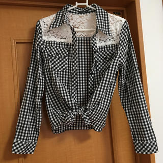 未使用♡チェックシャツ(シャツ/ブラウス(長袖/七分))