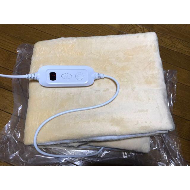 電気毛布 敷毛布 ひざ掛け毛布 敷きかけ兼用 洗濯可 PSE認証済み スマホ/家電/カメラの冷暖房/空調(電気毛布)の商品写真