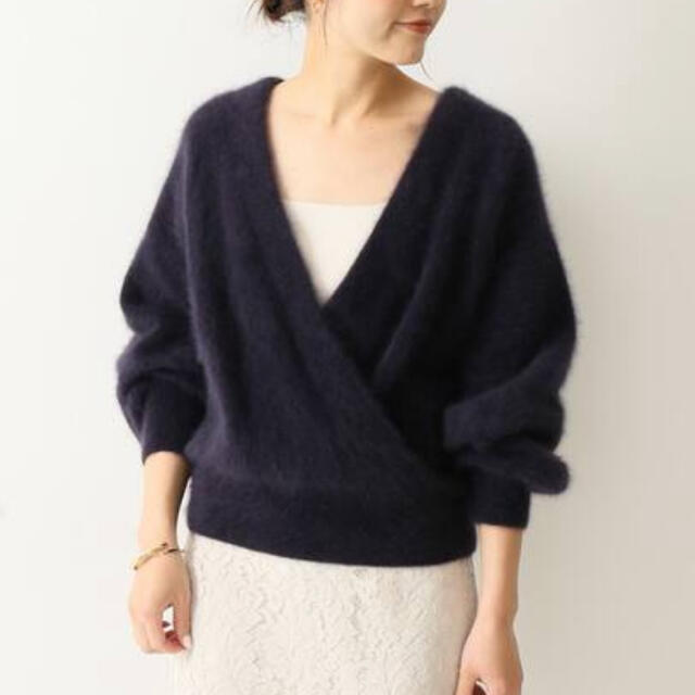 NOBLE ラクーンニットカシュクールプルオーバー | aosacoffee.com