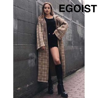 エゴイスト(EGOIST)のEGOIST❤️ベルト付ジャガードロングカーデ✨(カーディガン)