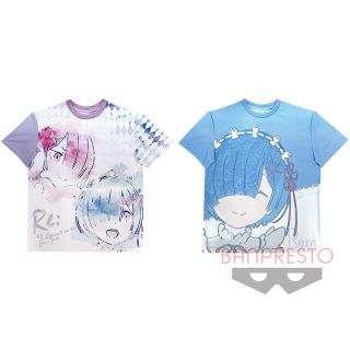 バンダイ(BANDAI)のリゼロ　レム　ラム　WOW!ARTフルカラーTシャツvol.5 2種セット(Tシャツ(半袖/袖なし))