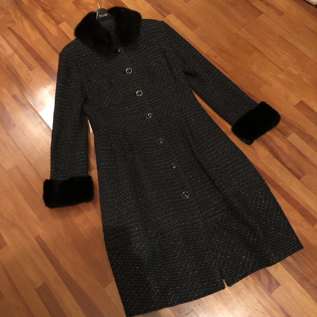 未使用品】 René 36 ツィードミンクコート 定価27万 美品❗️Rene