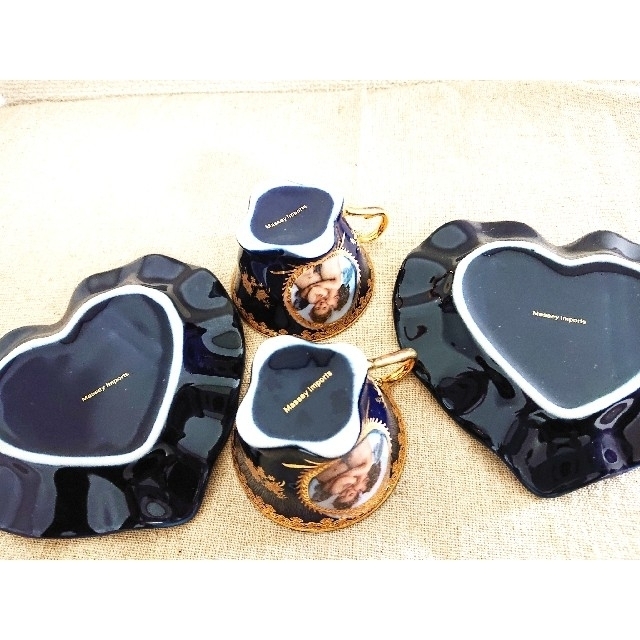 A) massey imports 天使 ハート ティーカップ 4点セットの通販 A) massey imports 天使 ハート ティーカップ 4点セットの通販