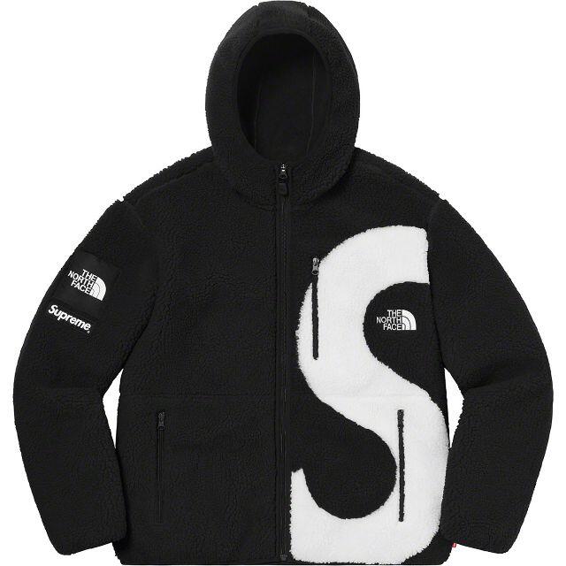 Supreme TNF S Logo Fleece Jacket Black S