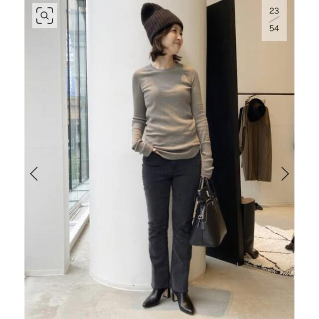 L'Appartement DEUXIEME CLASSE(アパルトモンドゥーズィエムクラス)のL'Appartement RIB L/S TOP レディースのトップス(カットソー(長袖/七分))の商品写真