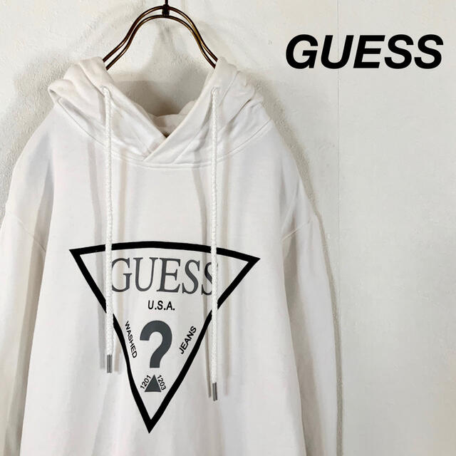 GUESS ゲス ビッグロゴ フーディパーカー