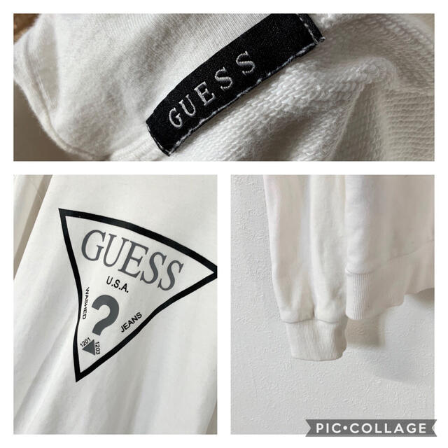 GUESS ゲス ビッグロゴ フーディパーカー