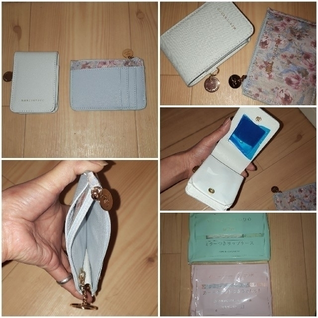 MERCURYDUO(マーキュリーデュオ)のミラー付き☆💄💕ケース＆カード入れ付きウォレット💗2点セット レディースのファッション小物(財布)の商品写真